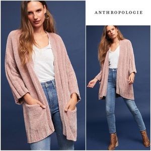 Anthropologie Chenille cardigan. Size S.